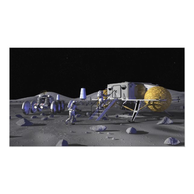Künftige Weltraumforschungsmissionen 3 Fotodruck (Vorne)