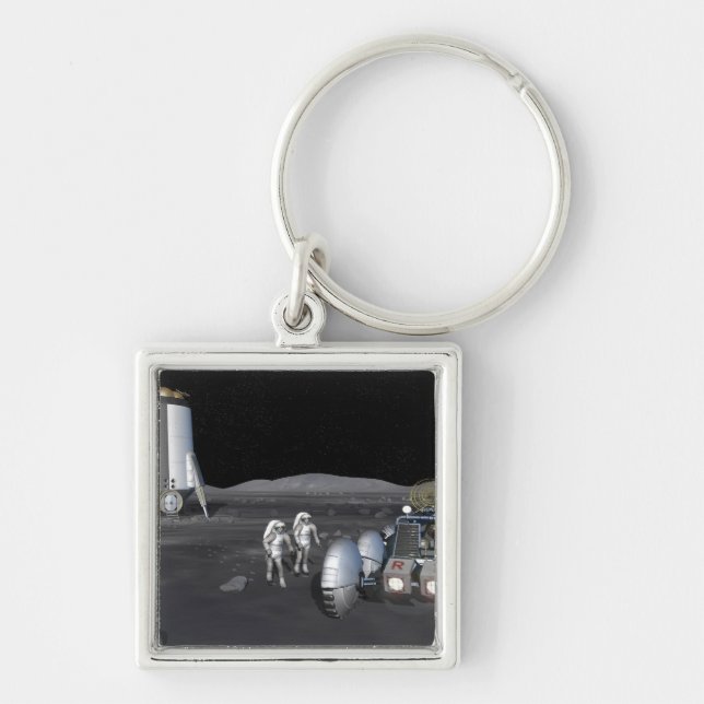 Künftige Weltraumforschungsmissionen 3 Schlüsselanhänger (Vorne)