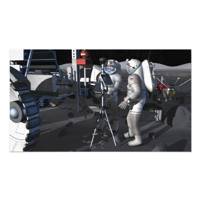 Künftige Weltraumforschungsmissionen 8 Fotodruck (Vorne)