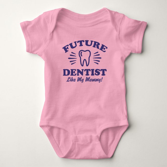 Künftige Zahnärzte wie mein Mama Baby T - Shirt (Vorderseite)