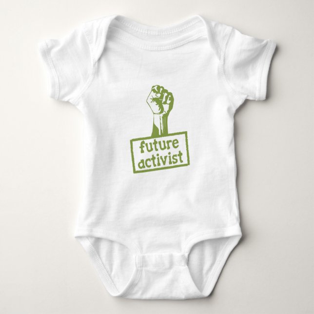 Künftiger Aktivist Baby Strampler (Vorderseite)