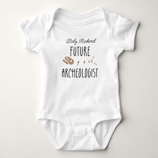 Künftiger Archäologe - Archäologie - Archäologie Baby Strampler (Vorderseite)