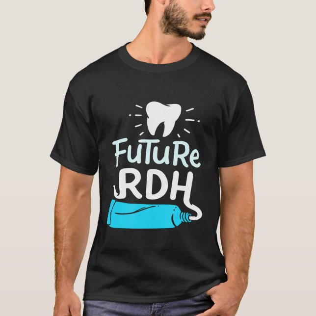 Künftiger Arzt für Zahnhygiene-Zahnarzt Gradua T-Shirt (Vorderseite)