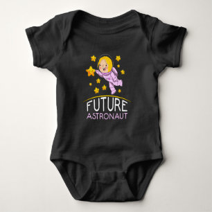 Künftiger Astronaut mit Planeten-Funny-Geschenk f Baby Strampler