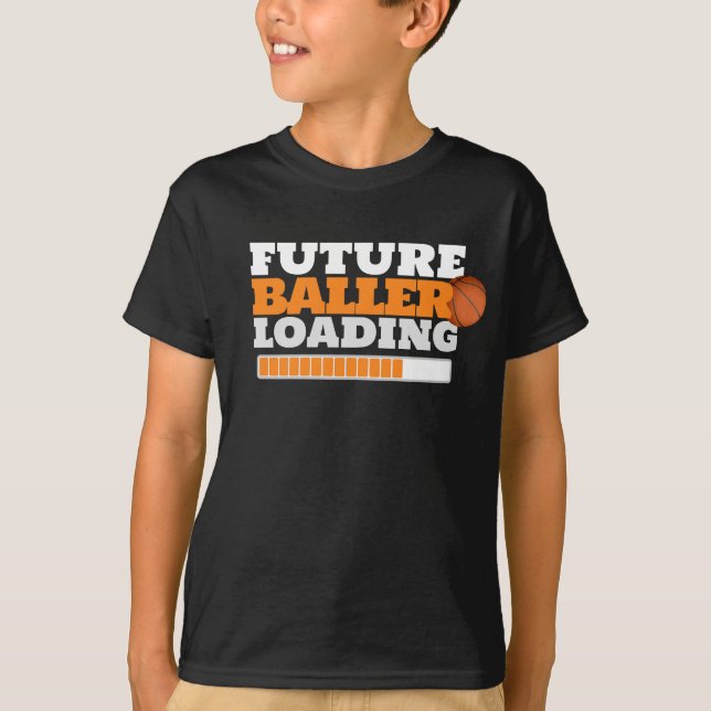 Künftiger Baller-Ladegeräte Basketball-T - Shirt (Vorderseite)