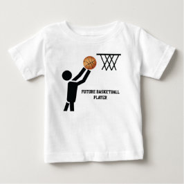 Künftiger Basketballspieler nach Ball Baby T-shirt