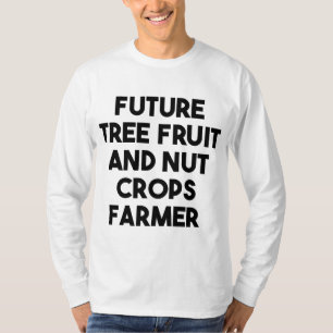 Künftiger Bauer von Baumfrüchten und Schalenfrücht T-Shirt