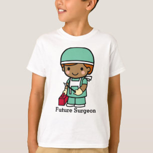 Künftiger Chirurg in Scrubs mit Scalpel T-Shirt