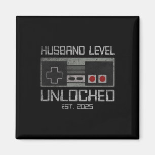 Künftiger Ehemännergrünniger 2025 Gamer Wedding L Magnet