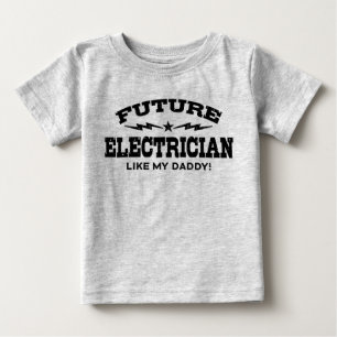 Künftiger Elektromann wie mein Vater Baby T-shirt
