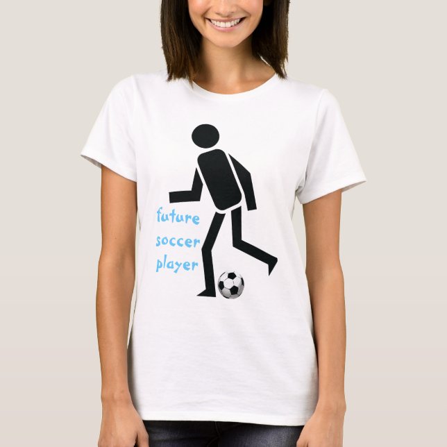 Künftiger Fußballspieler und Ball-Brauch T-Shirt (Vorderseite)