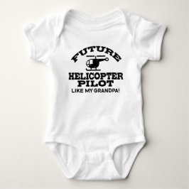 Künftiger Hubschrauberpilot wie mein Opa Baby Strampler