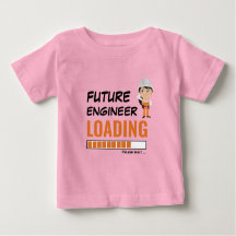 Künftiger Ingenieur, der rosafarben beladen will, 