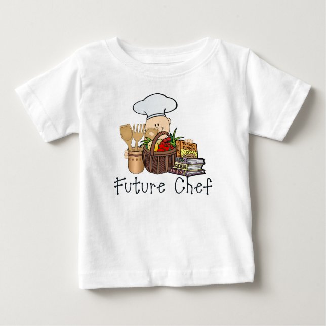 Künftiger Koch Baby T-shirt (Vorderseite)