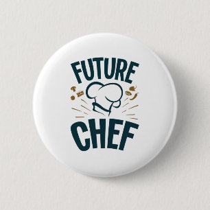 Künftiger Koch Kochschule Lover Button