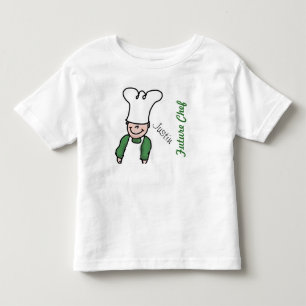 Künftiger Koch mit Namen Kleinkind T-shirt