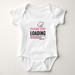 Künftiger Koch Niedliche Funny Personalisiert Unis Baby Strampler