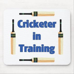 Künftiger Kricketer oder Cricketer in der Ausbild Mousepad