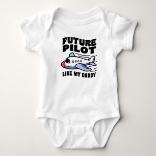 Künftiger Pilot wie mein Vater Baby Strampler