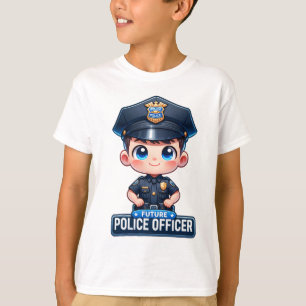 Künftiger Polizeibeamter Kids T - Shirt - Niedlich