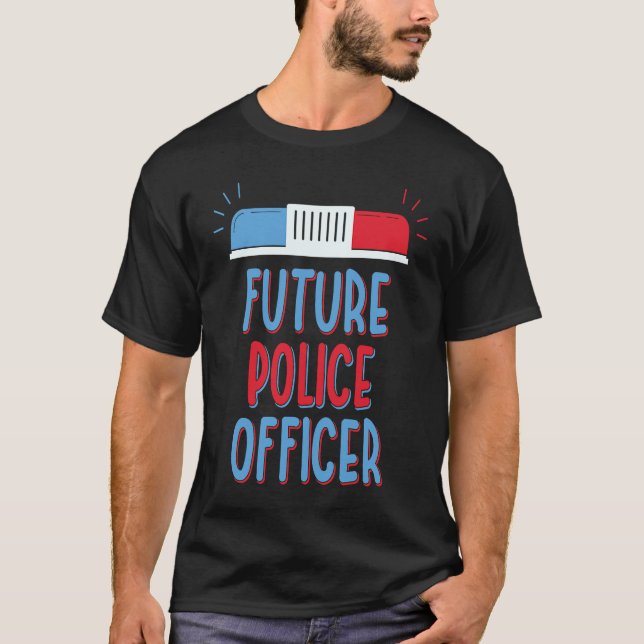 Künftiger Polizeibeamter T-Shirt (Vorderseite)