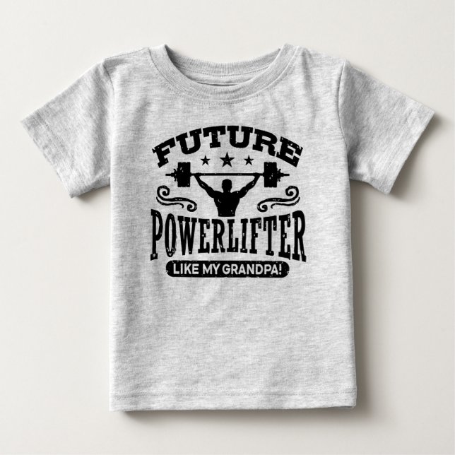 Künftiger Powertrain wie mein Opa Baby T-shirt (Vorderseite)