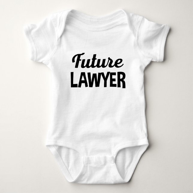 Künftiger Rechtsanwalt Baby Strampler (Vorderseite)
