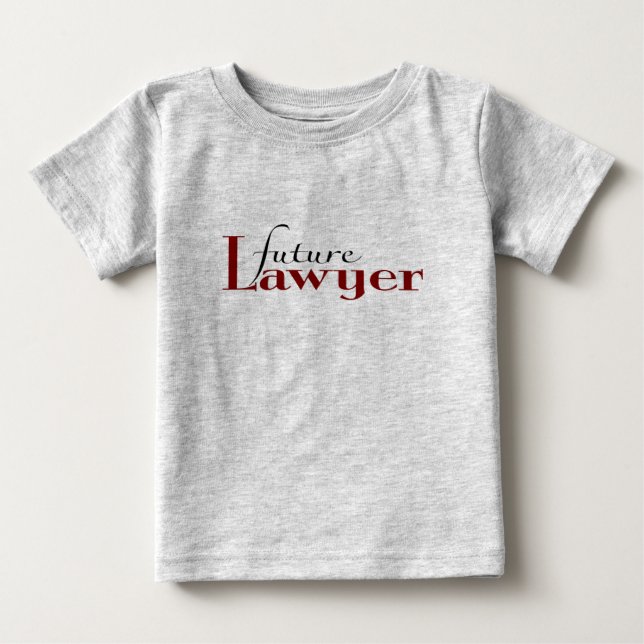 Künftiger Rechtsanwalt Baby T-shirt (Vorderseite)