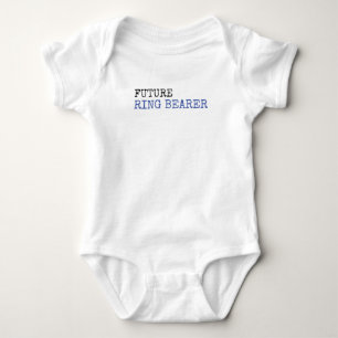 Künftiger Ring Bearer Wedding Baby Bodysuit Strampler