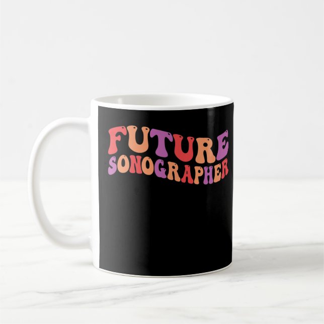 Künftiger Sonographen-Student-Abschluss P Kaffeetasse (Links)