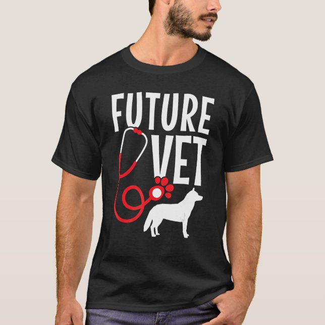 Künftiger Tierarzt 1 T-Shirt (Vorderseite)