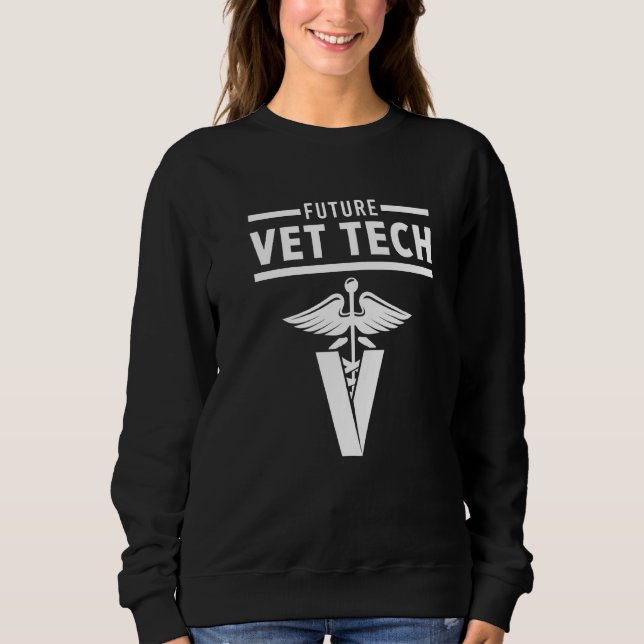 Künftiger Tierarzt Sweatshirt (Vorderseite)