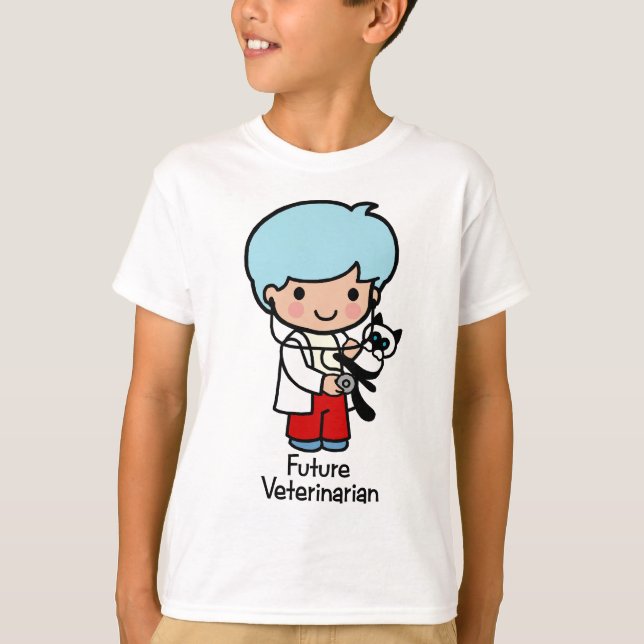 Künftiger Tierarzt T-Shirt (Vorderseite)