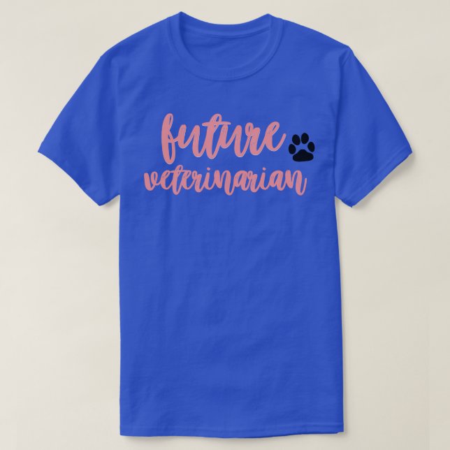 Künftiger Tierarzt T-Shirt (Design vorne)