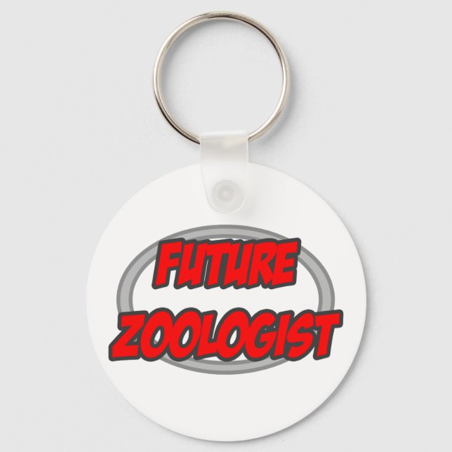 Künftiger Zoologe Schlüsselanhänger (Vorderseite)
