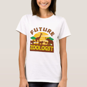 Künftiger Zoologe Zoo Animals Wildlife Biologin T-Shirt