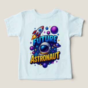 Künftiges Astronaut-Kleinkind-Space-T-Shirt