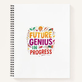 Künftiges Genie in Arbeit | Fantastisch Motivieren Notizbuch