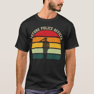 Künftiges Polizeiamt Polizeibeamter Polizist Poliz T-Shirt