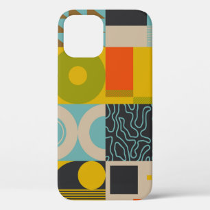 Künftiges Retro-inspiriertes Kunstwerk abstrakter Case-Mate iPhone Hülle