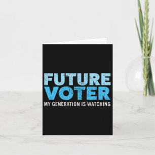 Künftiges Shirt der Wähler hält sich politisch für Karte