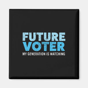 Künftiges Shirt der Wähler hält sich politisch für Magnet