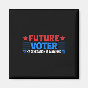 Künftiges Shirt der Wähler widersetzt sich politis Magnet