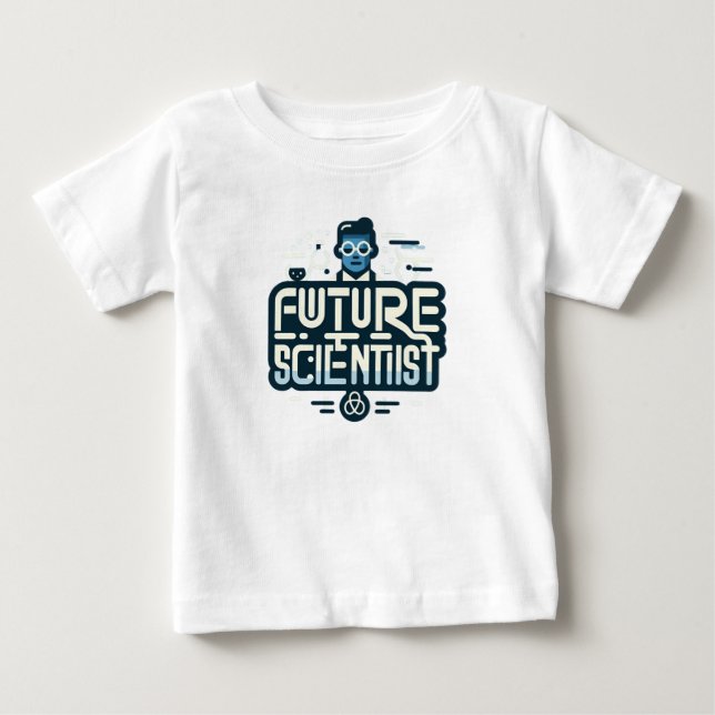 künftiges wissenschaftliches Baby Baby T-shirt (Vorderseite)