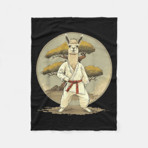 Kung Fu Alpaka-Bonsai-Baum Jiu-Jitsu Taekwondo Fleecedecke