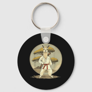Kung Fu Alpaka-Bonsai-Baum Jiu-Jitsu Taekwondo Schlüsselanhänger