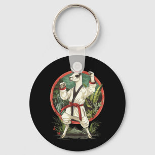 Kung Fu Alpaka Judo Jiu-Jitsu Natur Kampfsportarte Schlüsselanhänger
