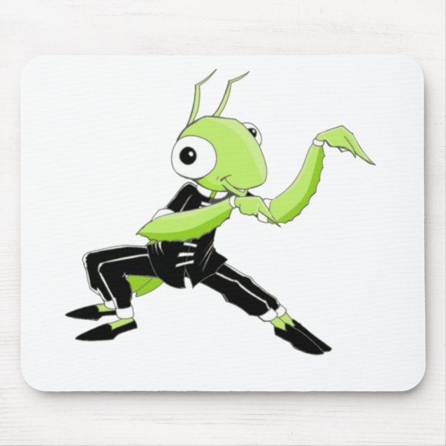 Kung Fu betender Mantis Mousepad (Vorne)