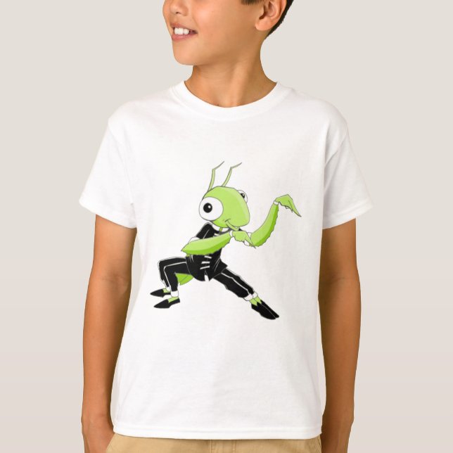 Kung Fu betender Mantis T-Shirt (Vorderseite)
