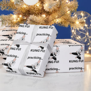 Kung Fu Black Belt Martial Arts Geschenkpapier